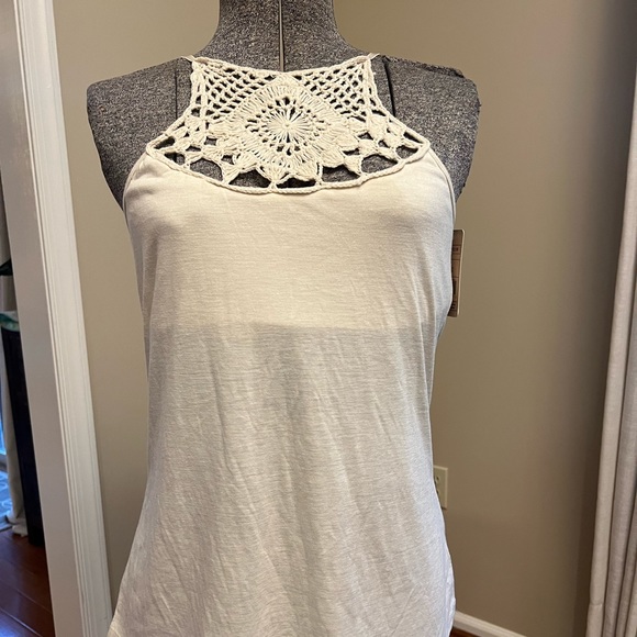Mossimo Macrame Tank, size Large - Picture 1 of 4